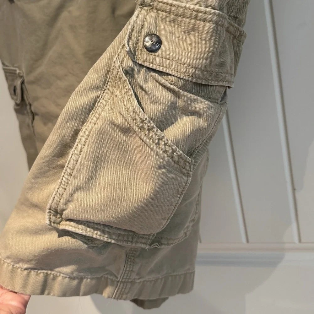 Carhartt Cargo Shorts Mens 42 Relaxed Fit Khaki Work Utility‎ Pocket Casual